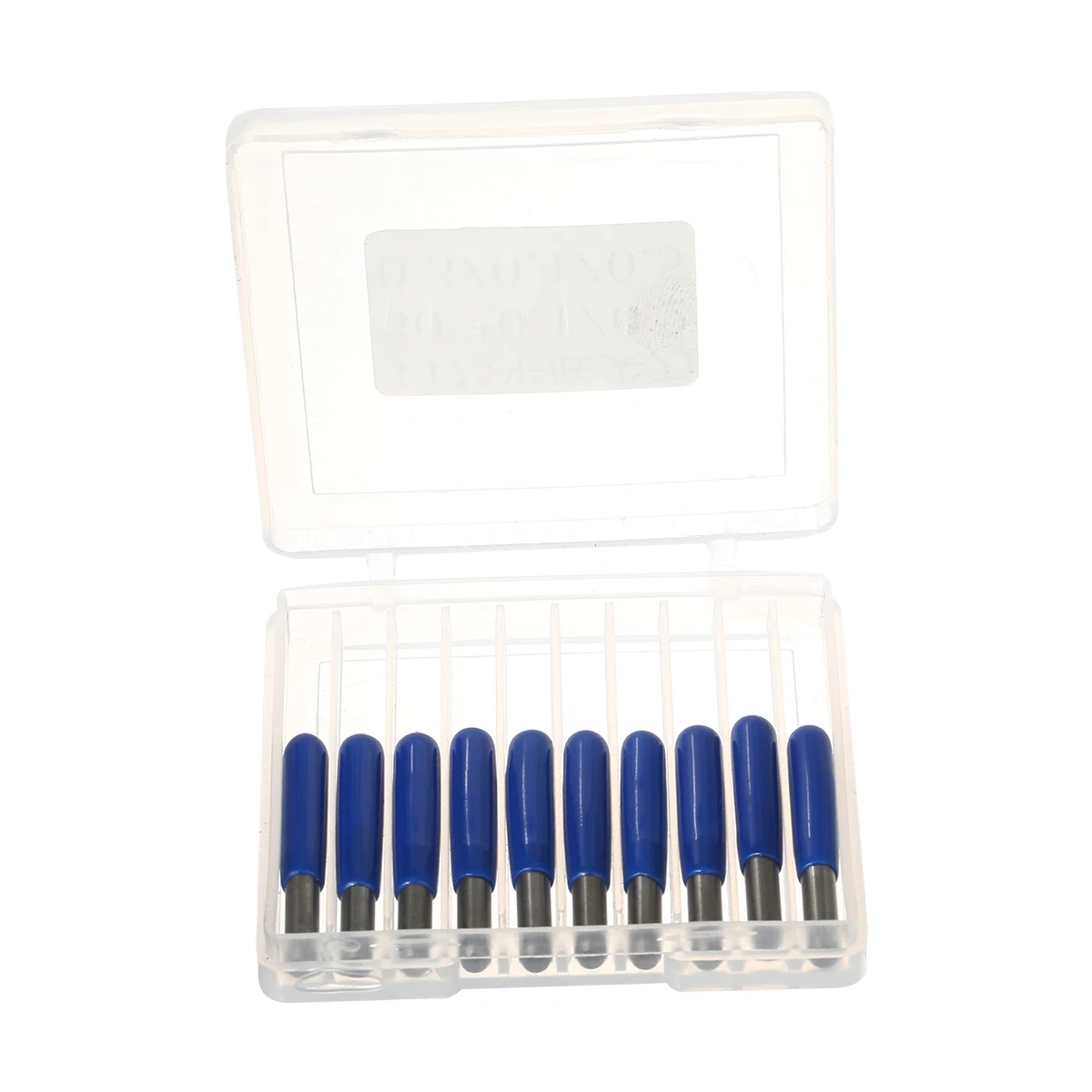 10Pcs V Shape Carbide PCB Engraving Bits CNC Router Tool 3.175mm Shank 30 Degree For Plastics Wood Tip-0.1/0.2/0.3/0.4/0.5mm