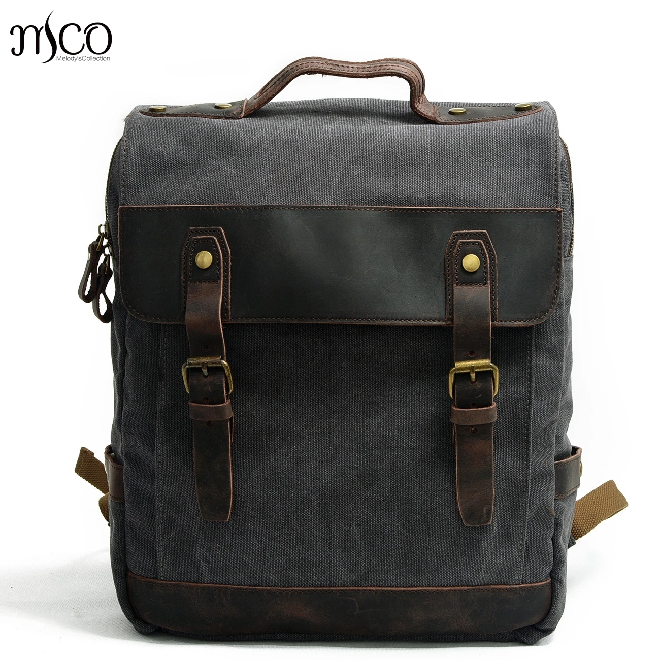 Men Women Canvas Retro rucksack backpack Laptop Vintage Military