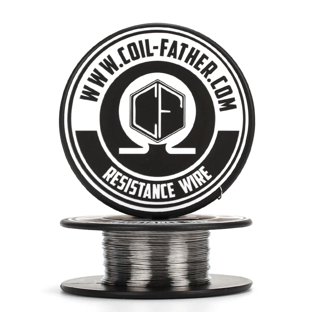 

Coil Father SS316L Wire 24G/26G/28G/30G/32G/34G/36G RDA Rebuildable Atomizer Heating Wires For E Cig DIY RTA Accessories