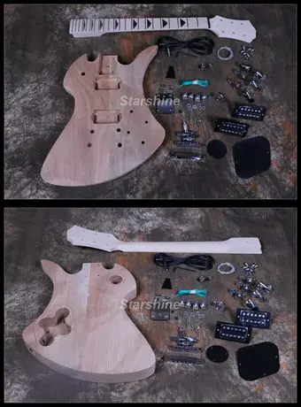 

Starshine DIY Electric Guitar DK-DY01 Mahogany Body Maple Neck Black Inlay
