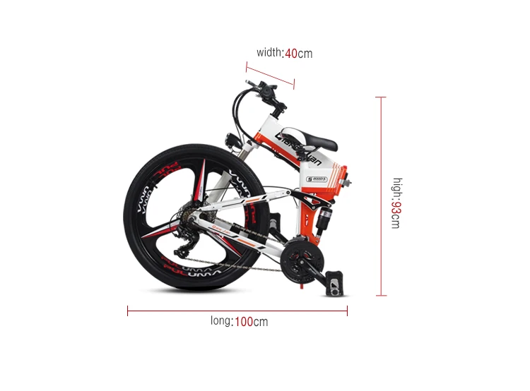 Clearance Hydraulische Ol bremse Elektrische fahrrad Mountainbike Elektrische Fahrrad 48V350W 10.4Ah Lithium-Batterie EBike Innen L 10