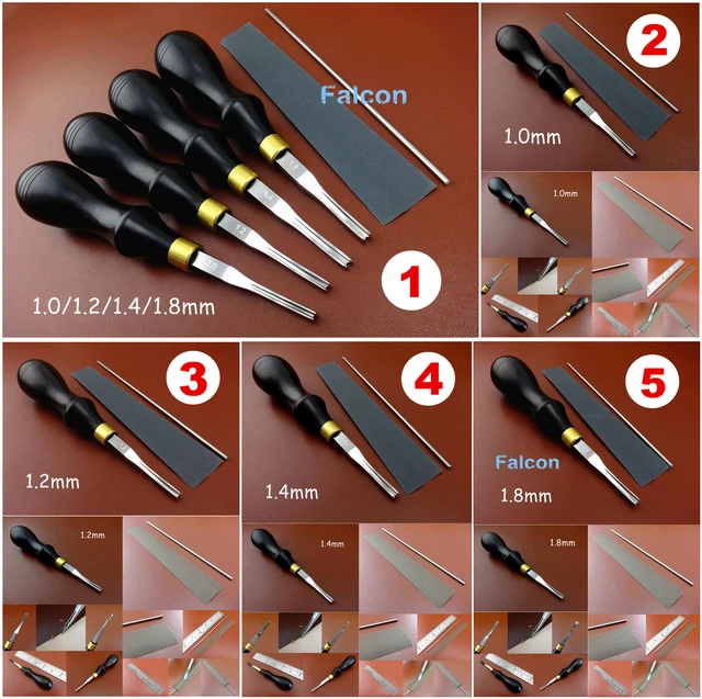 Leather Edging Tool Stainless Leather Beveler Tool, Leather Edger Skiving  Tool, - AliExpress