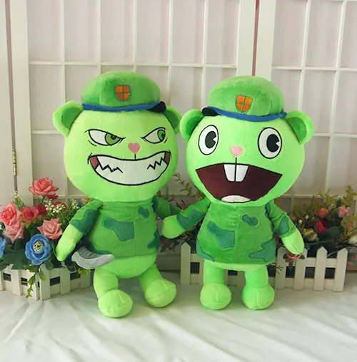 

top quality Happy Tree Friends anime plush dolls HTF Flippy plush toys 40cm