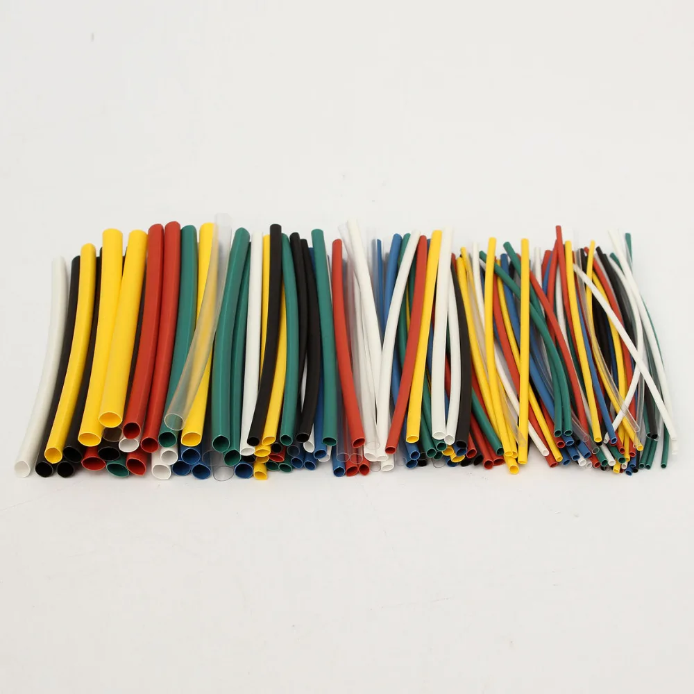 140Pcs Car Electrical Cable Heat Shrink Tube Tubing For Wrap Sleeve
