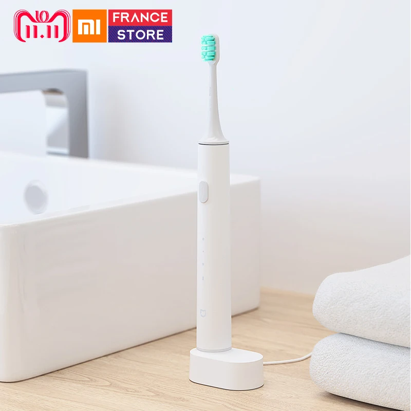 

Original Xiaomi Mijia Sonic Electric Toothbrush Wireless USB Charge IPX7 Waterproof APP Control 18 Days Use Sound Wave Brochas