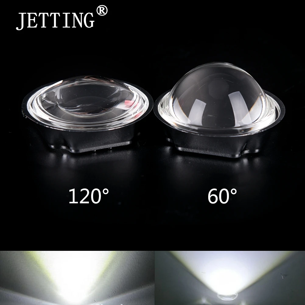 1Set Clear 20W 30W 50W 70W 100W 120W LED 44mm Lens + Reflector Collimator + Fixed Bracket