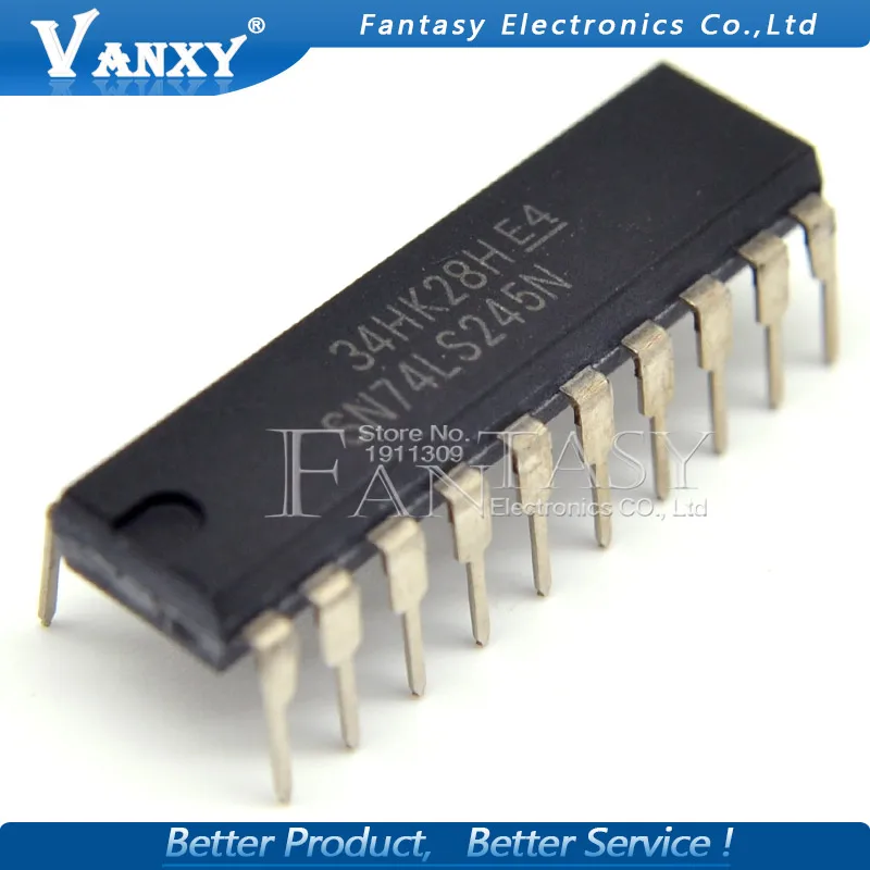 10 шт. SN74LS245N DIP20 SN74LS245 DIP 74LS245N 20 74LS245 HD74LS245P новая и оригинальная интегральная схема|ic