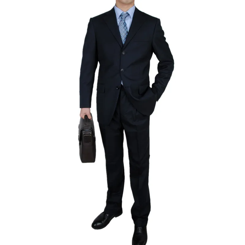 Куртка+ брюки+ галстук), мужской деловой костюм, фирменный дизайн, на одной пуговице, приталенное платье, для свадебной вечеринки, модные повседневные Костюмы