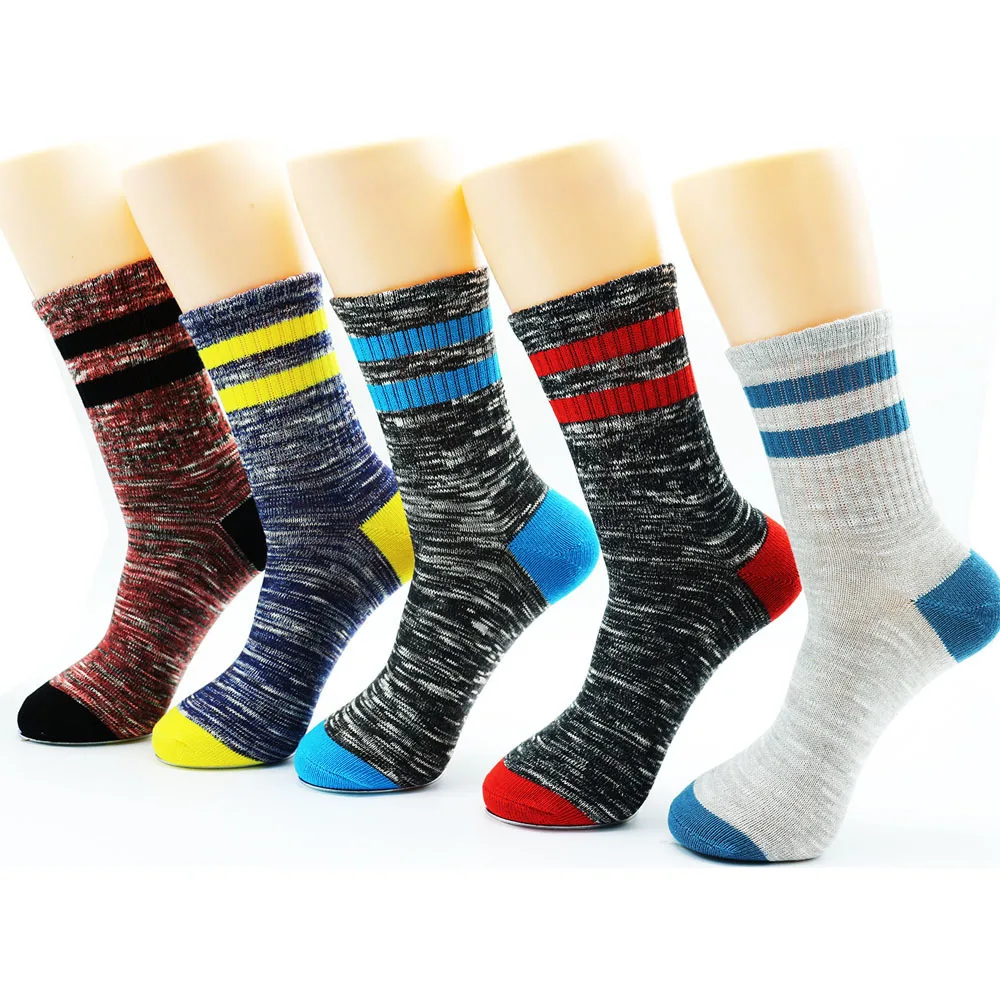 

New men's socks casual socks high-end business men and socks fashion socks high-quality color combed cotton material 5 pairs