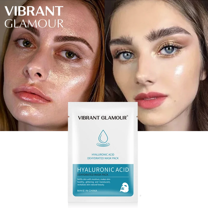 

VIBRANT GLAMOUR Deep Hydration Oil Control Mask Hyaluronic Acid Face Mask Whitening Moisturizing Delicate Anti-wrinkle TSLM1