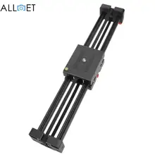Negro dslr cámara de vídeo deslizante rail dolly 50 cm pista estabilizador 100 cm distancia de deslizamiento para canon nikon sony de alta calidad