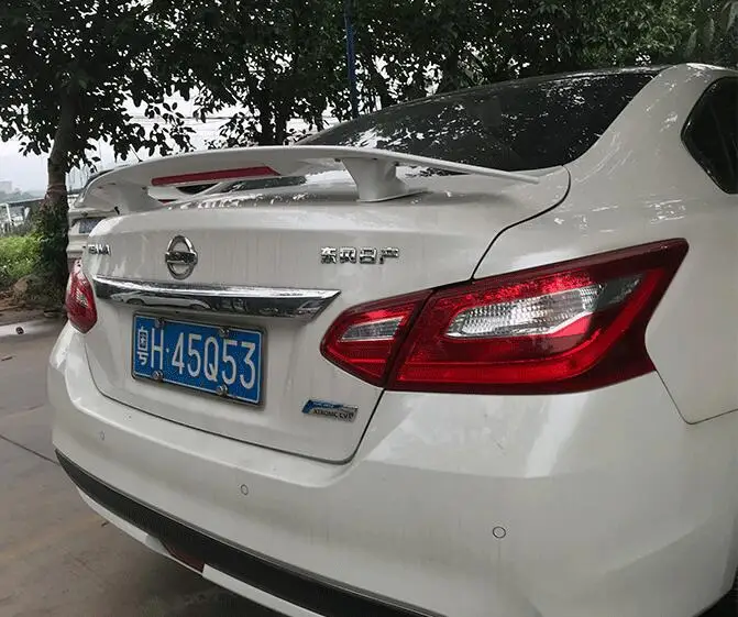 Универсальный Седан ABS краска автомобиль заднее крыло багажника спойлер для Nissan