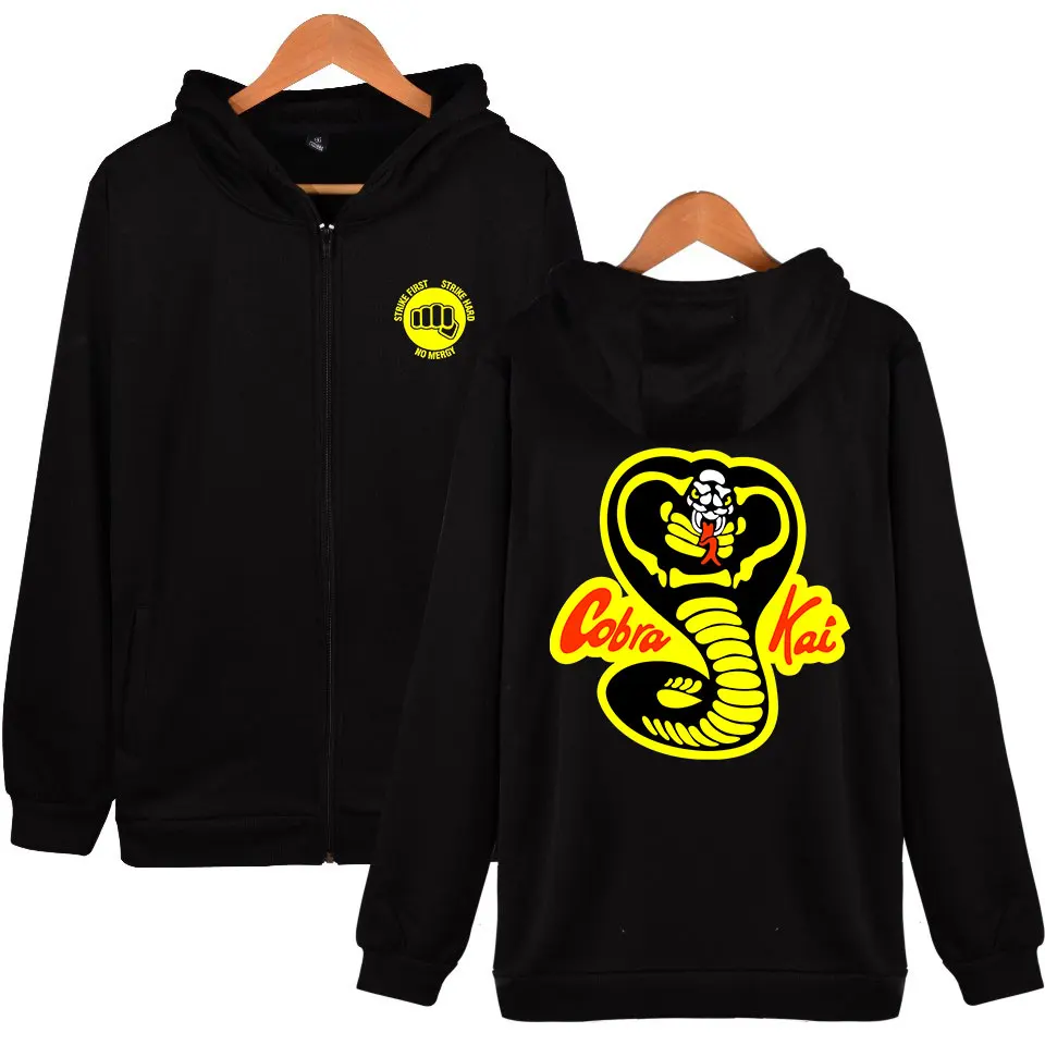 2018 New Cobra Kai Hoodies Men Funny Fashion Long Sleeve Casual ...