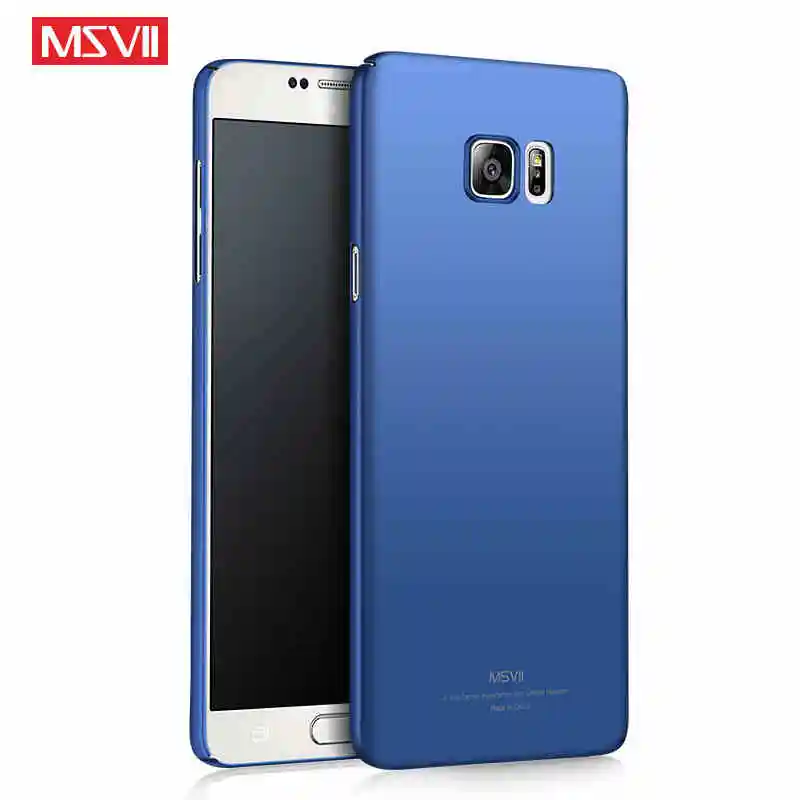 Для Samsung Galaxy Note 5 Чехол MSVII палец кольцо тонкий матовый чехол для Жесткий накладка