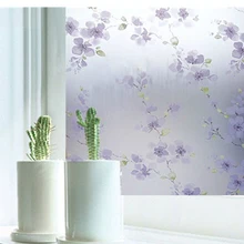 Статического цепляться! Украшение персикового цвета для матирования оконного стекла Пленка Конфиденциальности 60 см x 300 см