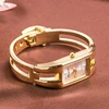 CYD2022 Women Watch Bracelet Gold Fashion Luxury Brand Watches Silver Bangle Quartz Stainless Steel Case Waterproof Ladies Watch ► Photo 2/5