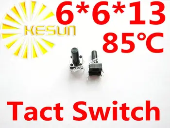 

FREE SHIPPING 100PCS DIP 6X6X13 Tactile Tact Push Button Micro Switch Momentary