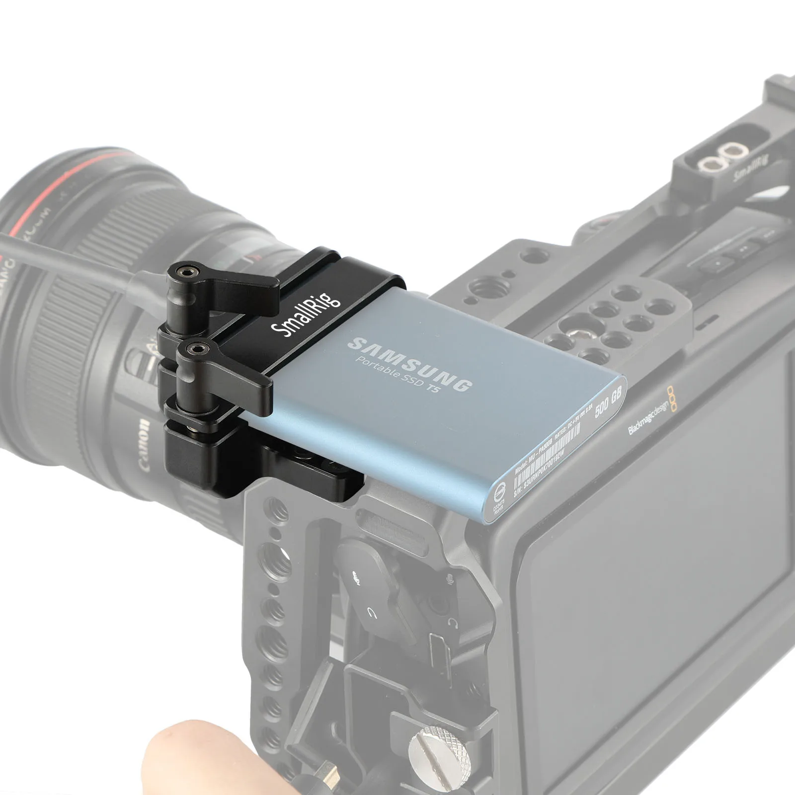  SmallRig SSD Montieren für Samsung T5 SSD Kompatibel Für BMPCC 4 K/bmpcc 6K Kamera Käfig 2203 Licht