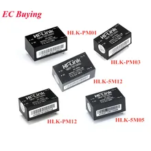 HLK-PM01 HLK-PM03 HLK-PM12 HLK-5M05 HLK-5M12 AC-DC 220V 5V 3,3 V 12V 5V700mA Питание модуль переменного/постоянного тока, стабилизированный понижающий модуль