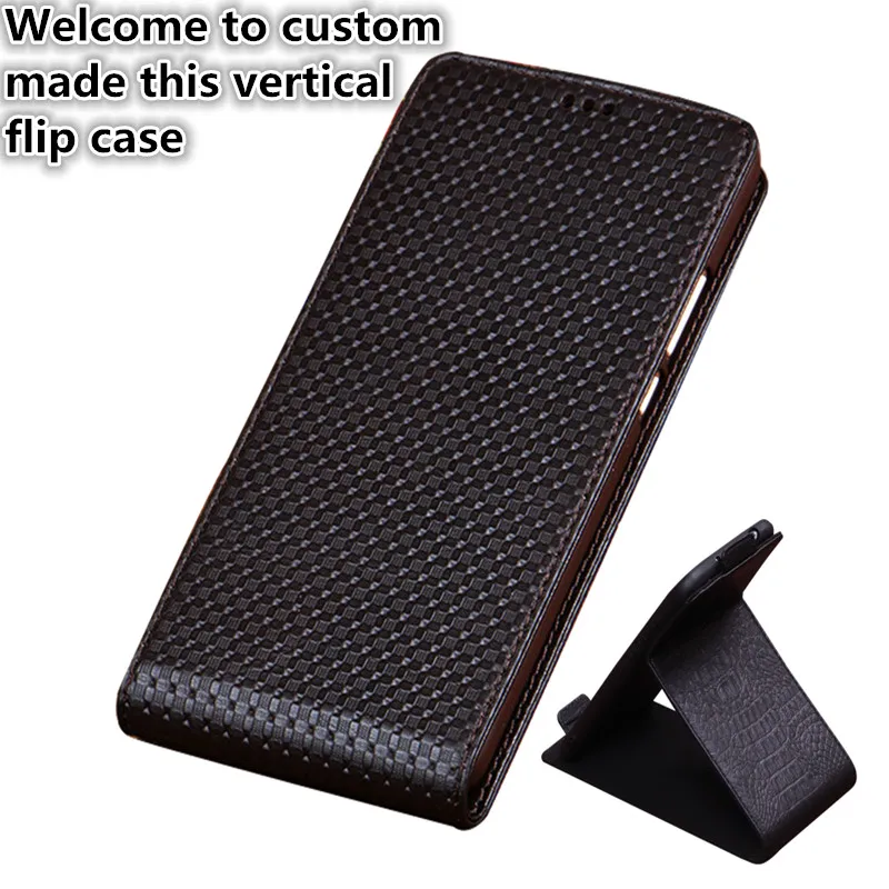 

HY03 Genuine Leather Flip Case Cover For Samsung Galaxy A20(6.4') Vertical flip Phone Up and Down Leather Cover phone Case
