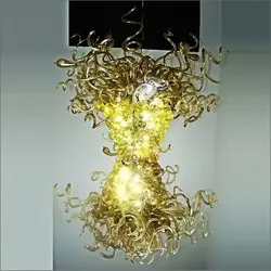 Уникальный декоративный дизайнерский стеклянный светильник простой дизайн выдувное стекло светодиодный Люстра