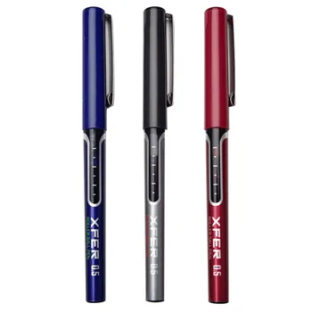 

Straight liquid ballpoint pen test water-based pen office business black pen student gel pen