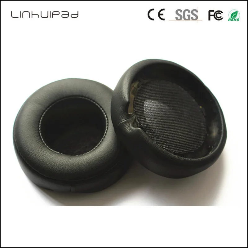 Linhuipad Headphone Ear Pads Cushion Leather Ear Cups for Beat By Dr Dre PRO DETOX Headphones with aliexpress free Shipping