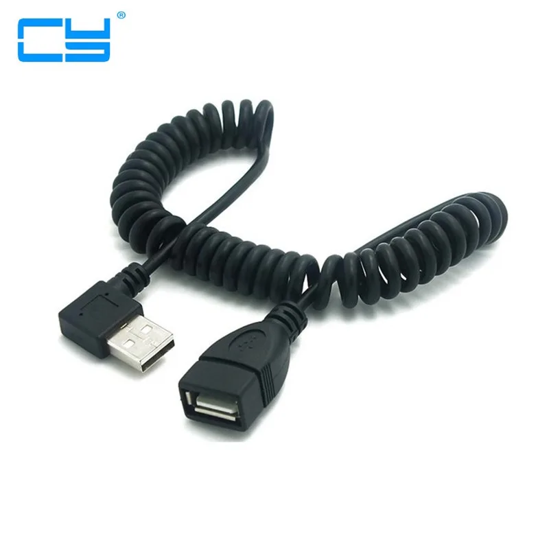 

100 см 90 градусов прямоугольный USB 2,0 A штекер-гнездо Удлинительный кабель