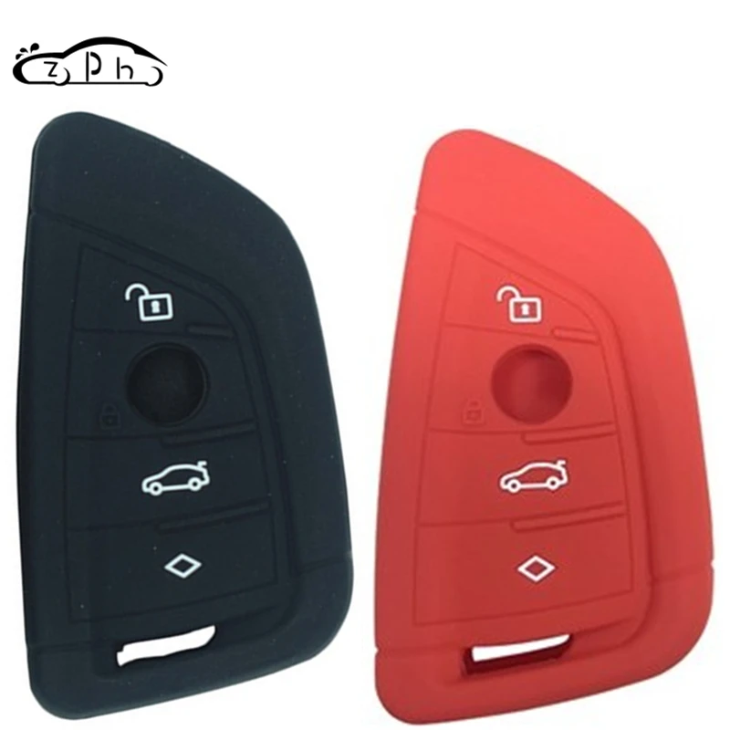 

Silicone Car Key Case For BMW F15 F16 F48 G30 F85 G11 M 2018 X1 X3 X4 X5 X6 35i 50i 1 2 5 7 Series Key Coldre Cover 4 Button