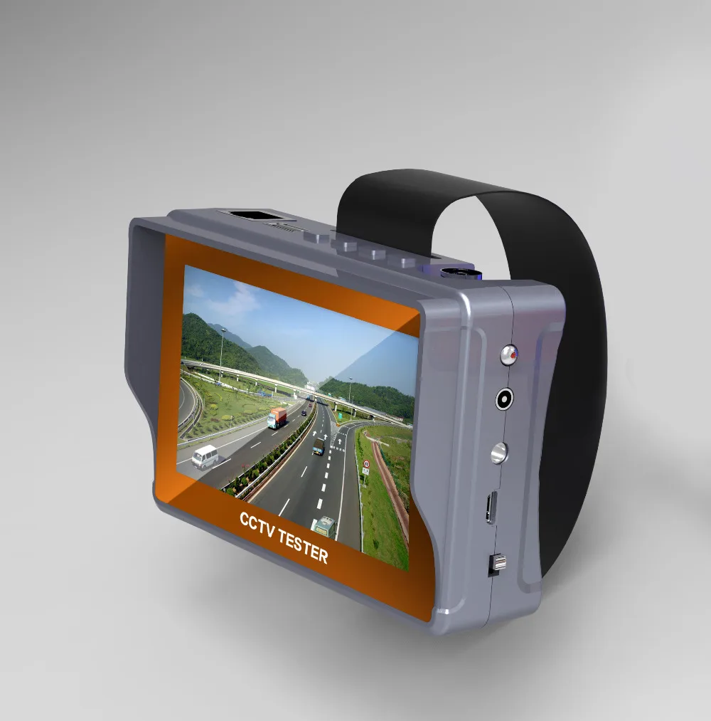 4.3 pollice cctv monitor del tester di prova del cavo utp test analogico cvbs fotocamera uscita 12v1a