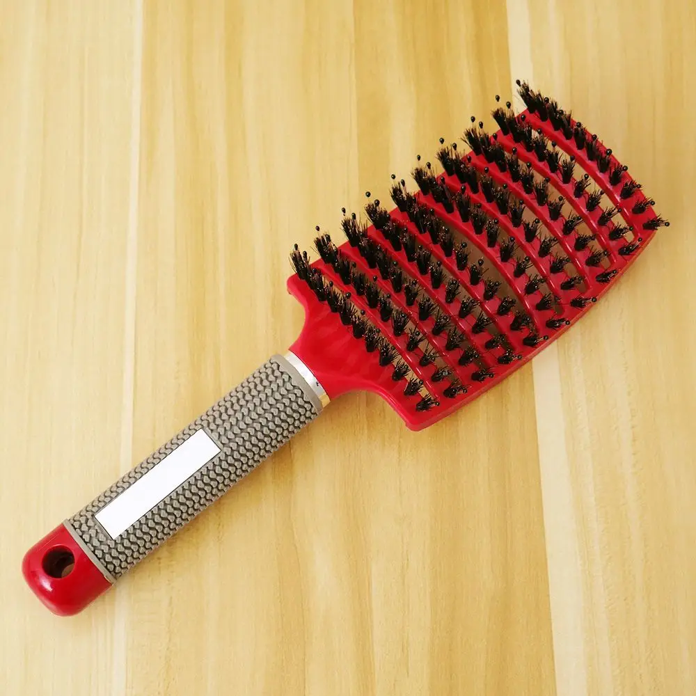1pc Ribs Comb Hairbrush Women Wet Hair Brush Professional Styling