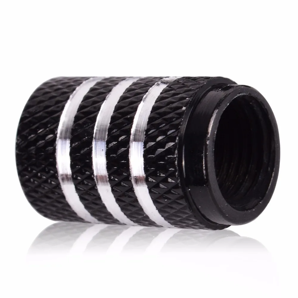 runmade 4x Aluminum Tyre Wheel Stem Air Valve Caps Car Tire Valve Universal Auto Truck Bike Bicycle Motocycle Dust Dustproof Cap