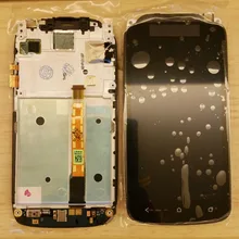 Black Full LCD DIsplay Touch Screen Digitizer Frame Cover Assembly For HTC Desire HTC One S Z520e Z560e original