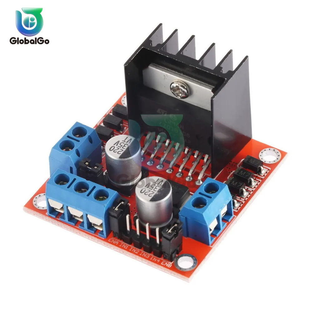 

L298N DC Moror Driver Board Module L298 Stepper Motor For Smart Car Robot RC Toy Breadboard Expansion Development