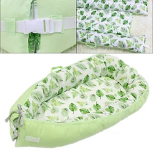 Портативный Детские гнездо кровать для новорожденных с узором из молочных болезни Bionic кровать детская кроватка детская спальная кровать-экспонат дорожная кровать с Бампером для сна