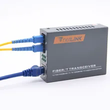 1 шт. 10/100/1000 м Netlink HTB-GM-03 версии A, Симплексное соединение режим двойной волоконно-оптический RJ45 Enternet медиа-конвертер 20 км волокна TTransceiver