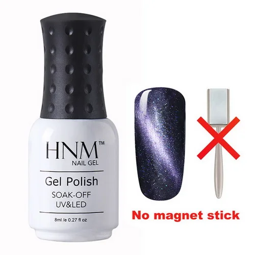 HNM 8 мл кошачий глаз лак для ногтей УФ светодиодный магнитный лак для ногтей эмалированный праймер тиснение Гибридный лак Лаки - Цвет: 6595