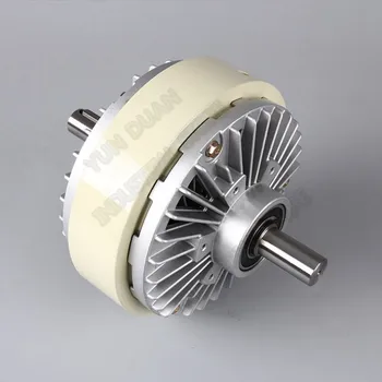 

12Nm 1.2kg DC 24V Double Shaft Dual 2Axis Magnetic Powder Clutch Winding Brake for Tension Control Bag Printing Dyeing Machine