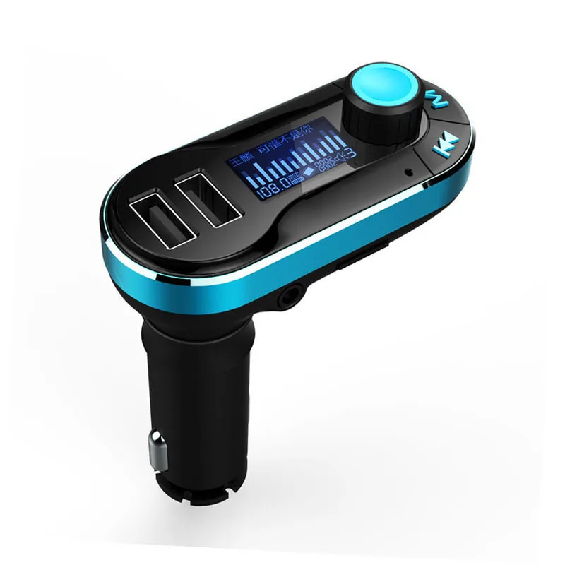 Беспроводной Bluetooth гарнитура для авто MP3 плееры FM передатчик светодио дный led напряжение дисплей Dual USB зарядное устройство воспроизведения музыки 30