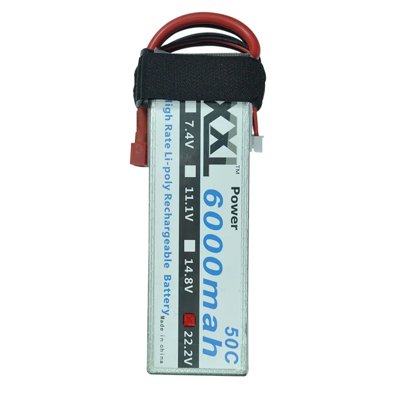 XXL22 2v 6000mAh 6S 50C MAX 100C akku LiPo Battery for RC Helicopter RC toys