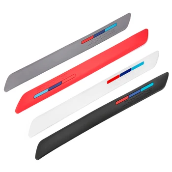 

Osmrk Car body door plate strips protection for Volkswagen scirocco front and rear anti-scratch silicone bumper strip