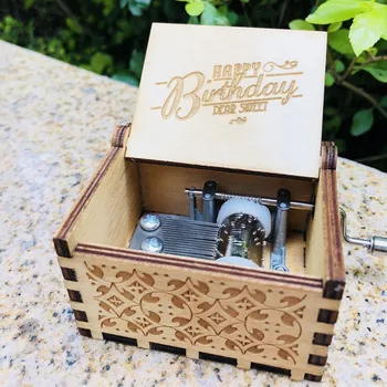 

2019 Creative Antique Carved Wooden Game of Thrones Music Box Beauty And The Beast Birthday Gift Baby Toy new