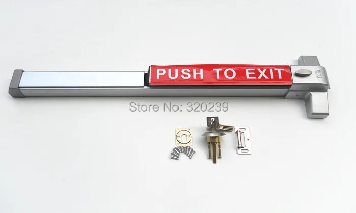 Fire Rated Security Panic Bar Exit Device Lock For Double Door