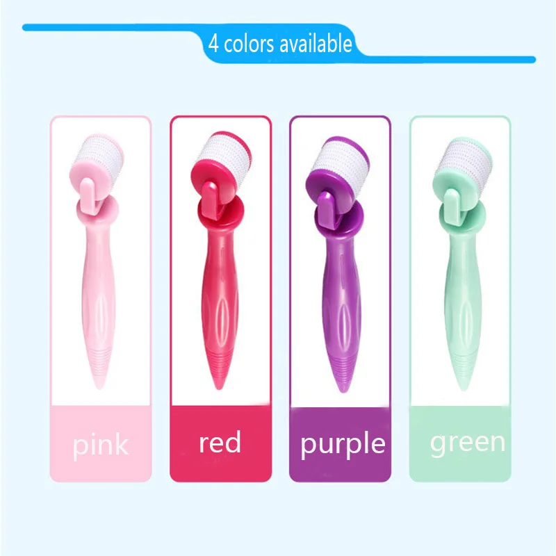 DRS 540 derma roller micro титановые иглы mezoroller ролик с микроиглами для ухода за кожей и