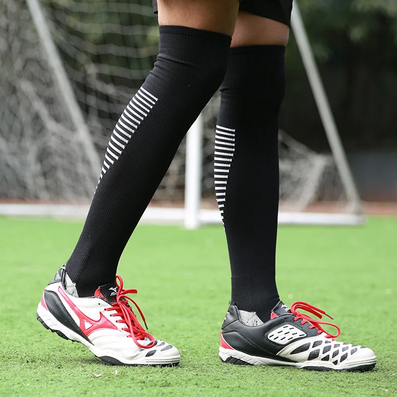 Brothock Football socks stockings men's section Kneeling Nylon adult sports stockings thicker towel students slip soccer socks