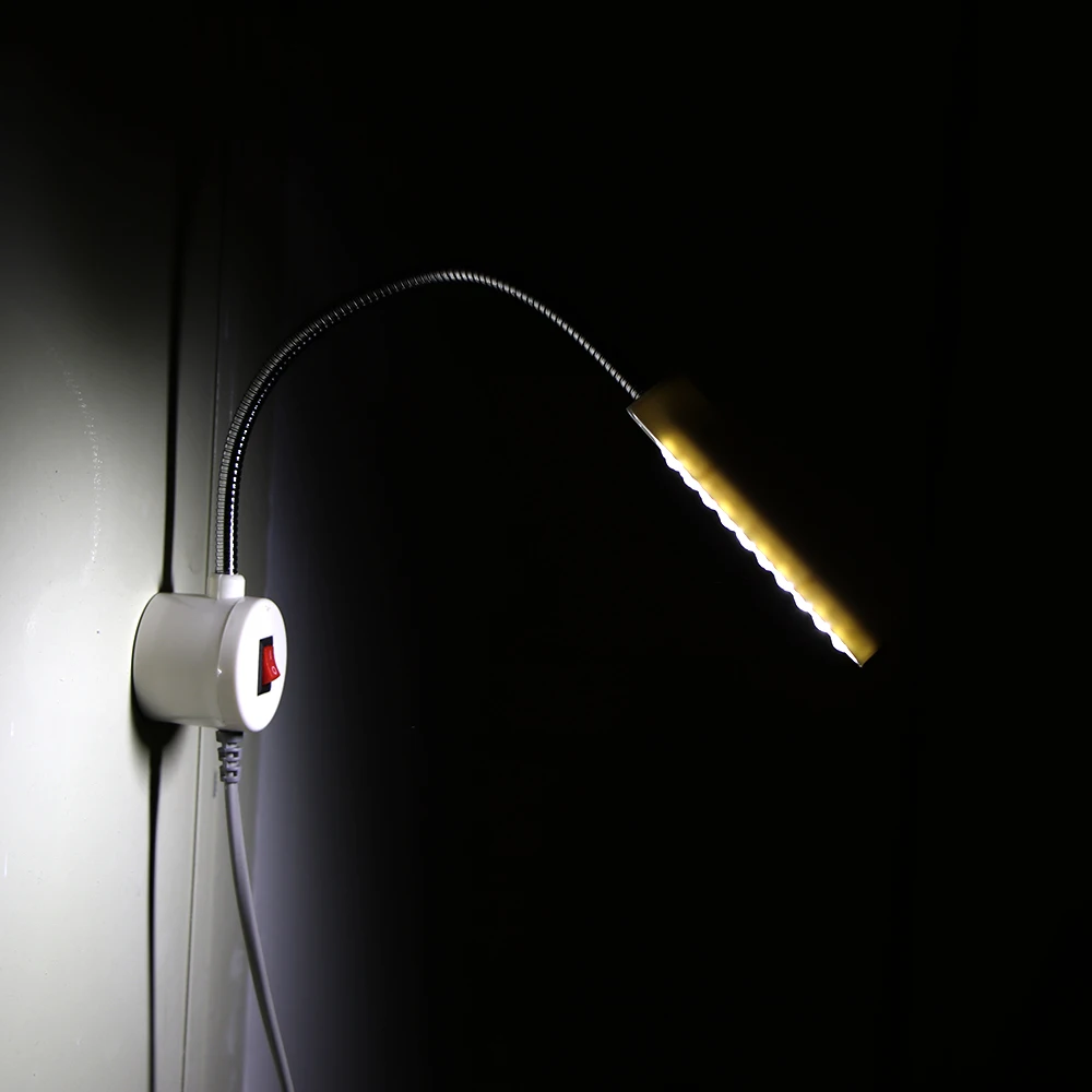 

2018 Houkiper Hot Portable Sewing Machine Light LED Light Magnetic Mounting Base Gooseneck Lamp For All Sewing Machine Lighting