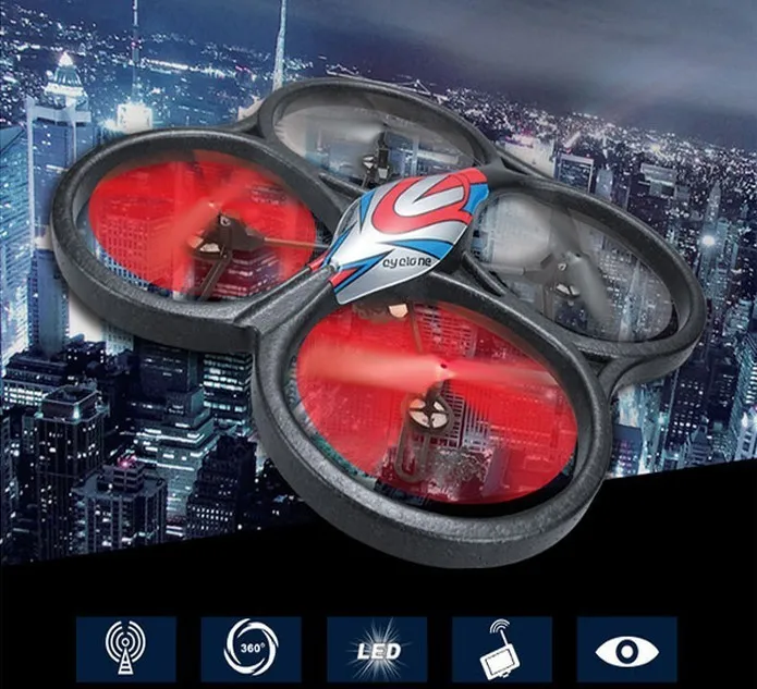 Квадрокоптер V666 RC wtih камера 2 0 м FPV 5 8 ГГц передача в реальном времени режим CF
