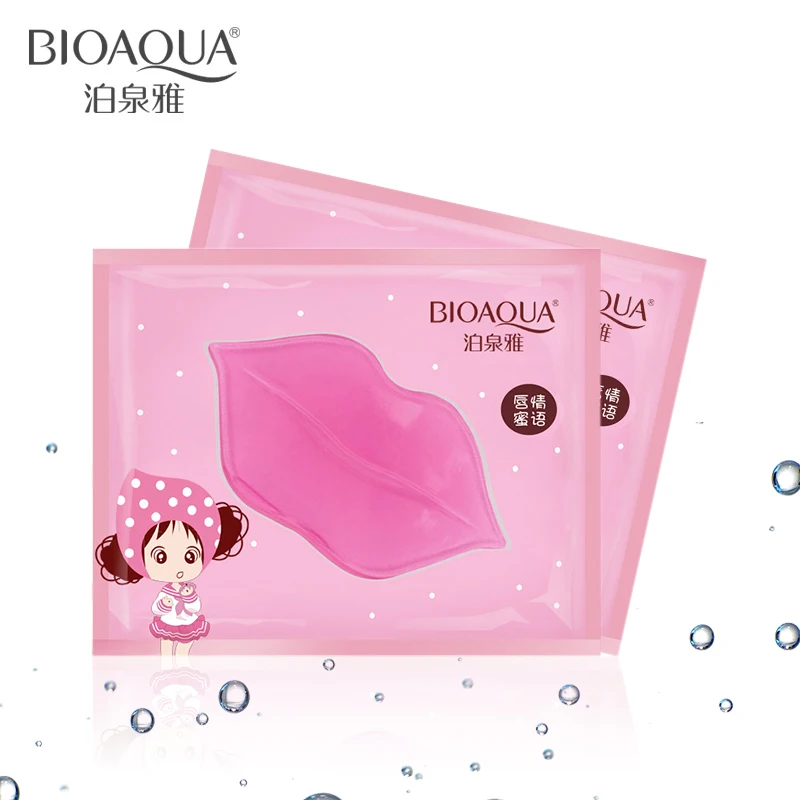 

20pcs/lot Lip Plumper Crystal Collagen Lip Mask Pads Moisture Essence Anti Ageing Wrinkle Patch Pad Gel Lips Lip Enhancer