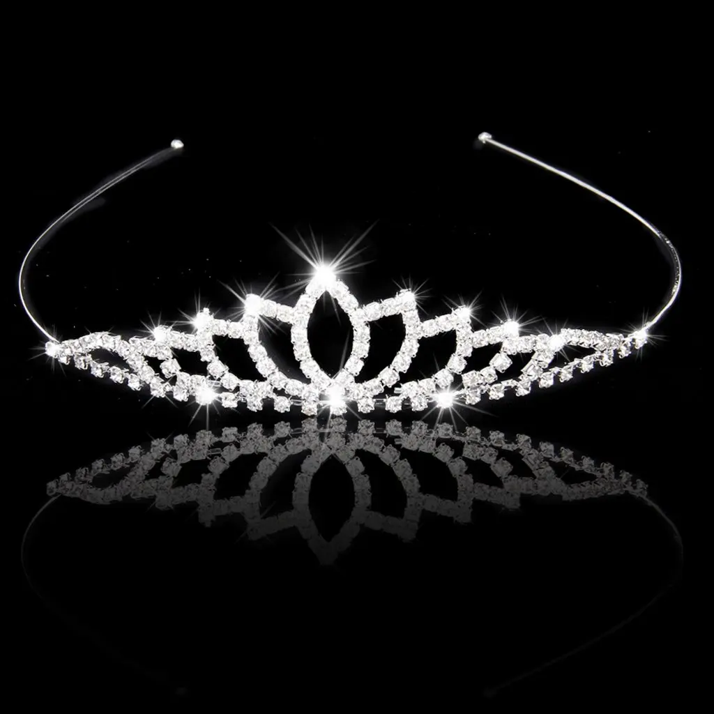 

Hot Wedding Women Girl Rhinestone Headband Head Crown Princess Jewelry