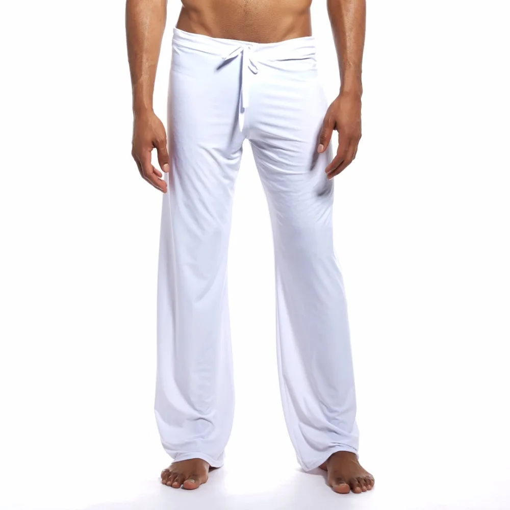 

Mens Casual Pants/ Loose Male Trousers/Loungewear And Nightwear Lounge Spandex Fitness Home Sleepwear Sexy Men Pyjama Pants Cool